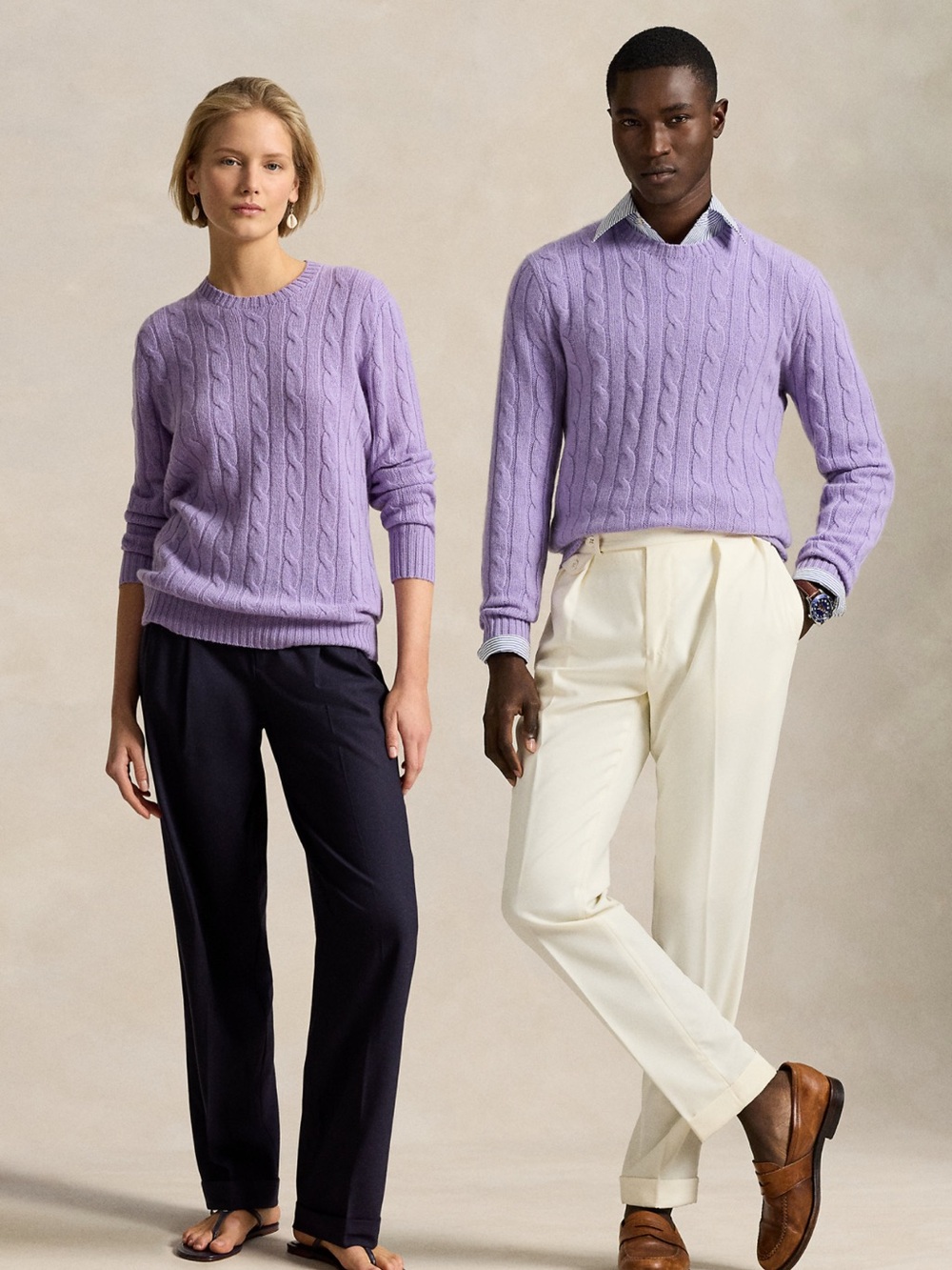 Ralph Lauren Cable-Knit Cashmere Sweater
